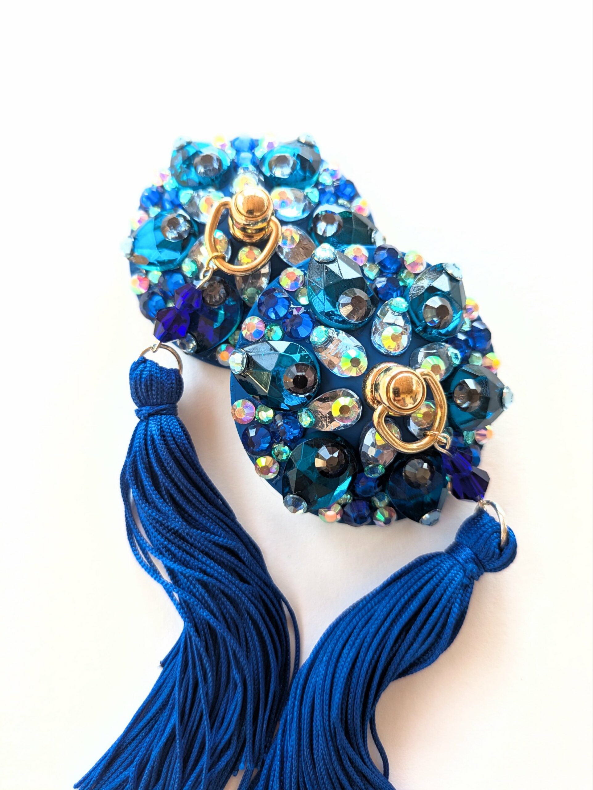 Cache-tétons Boudoir bleu – Image 2