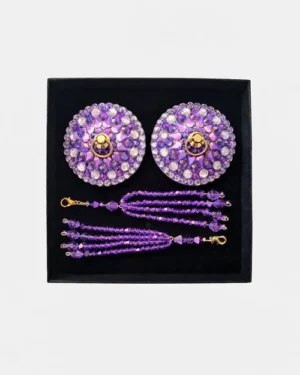 Nippies pearls purple