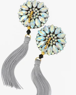 Cache-tétons Boudoir argenté