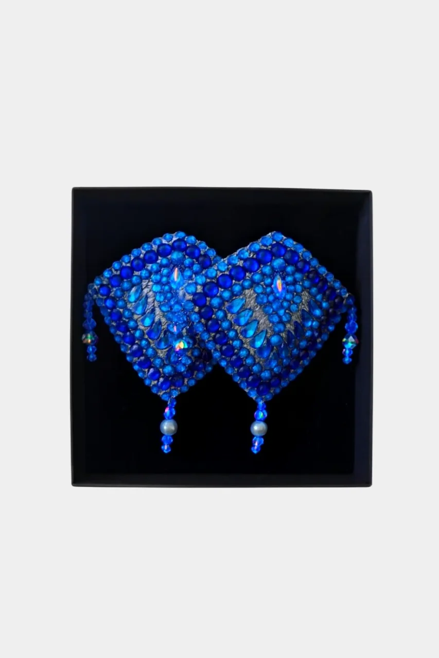 Cache Tétons Calypso bleu